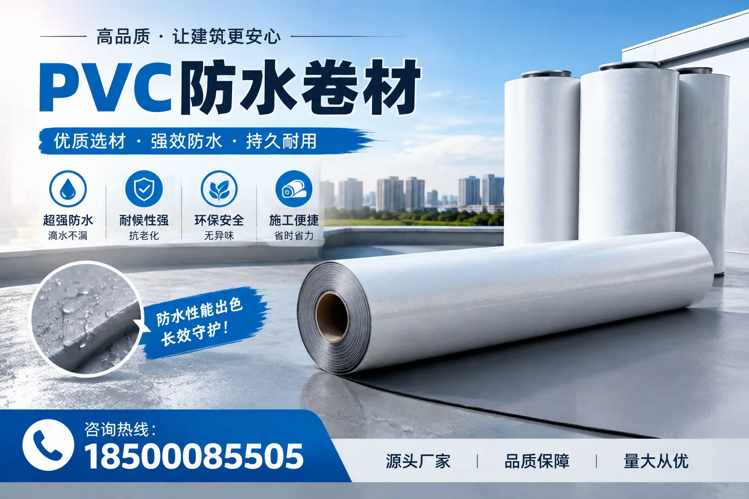 PVC防水卷材施工过程详解，确保在台州顺利完成项目